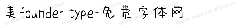 美founder type字体转换